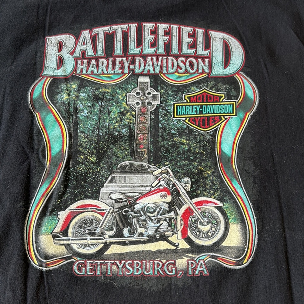 Harley-Davidson Battlefield Gettysburg PA graphic T-shirt. 3XL